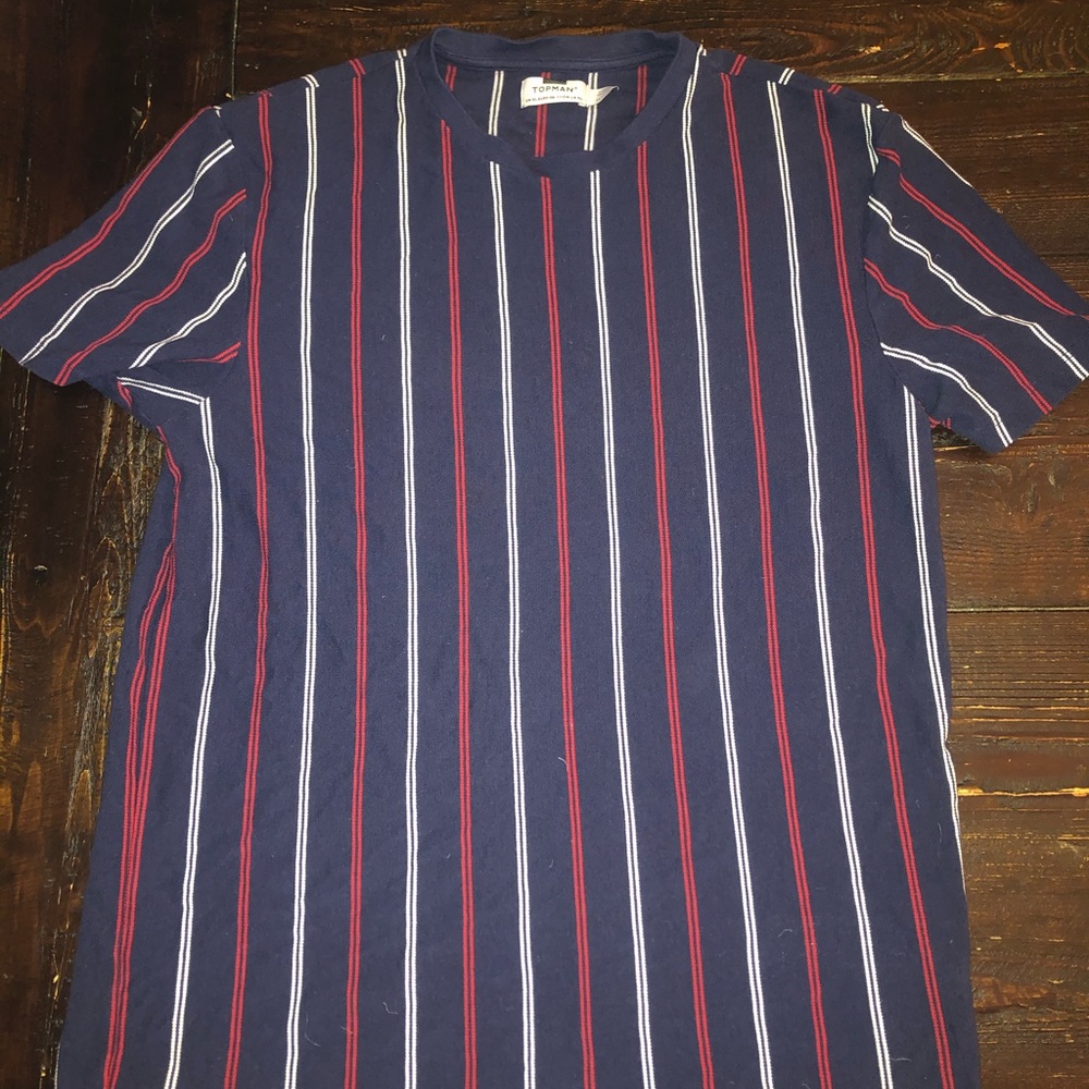 Thrifted striped tee